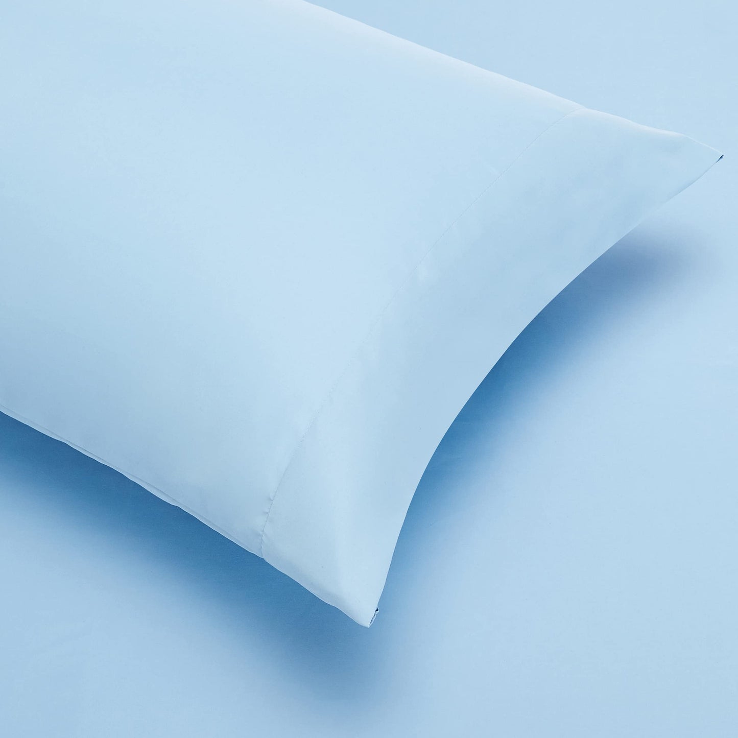 Amazon Basics 5-Piece Lightweight Microfiber Comforter Bedding Set with Sheet, Twin XL, Blue Stripe, Bed-in-a-Bag