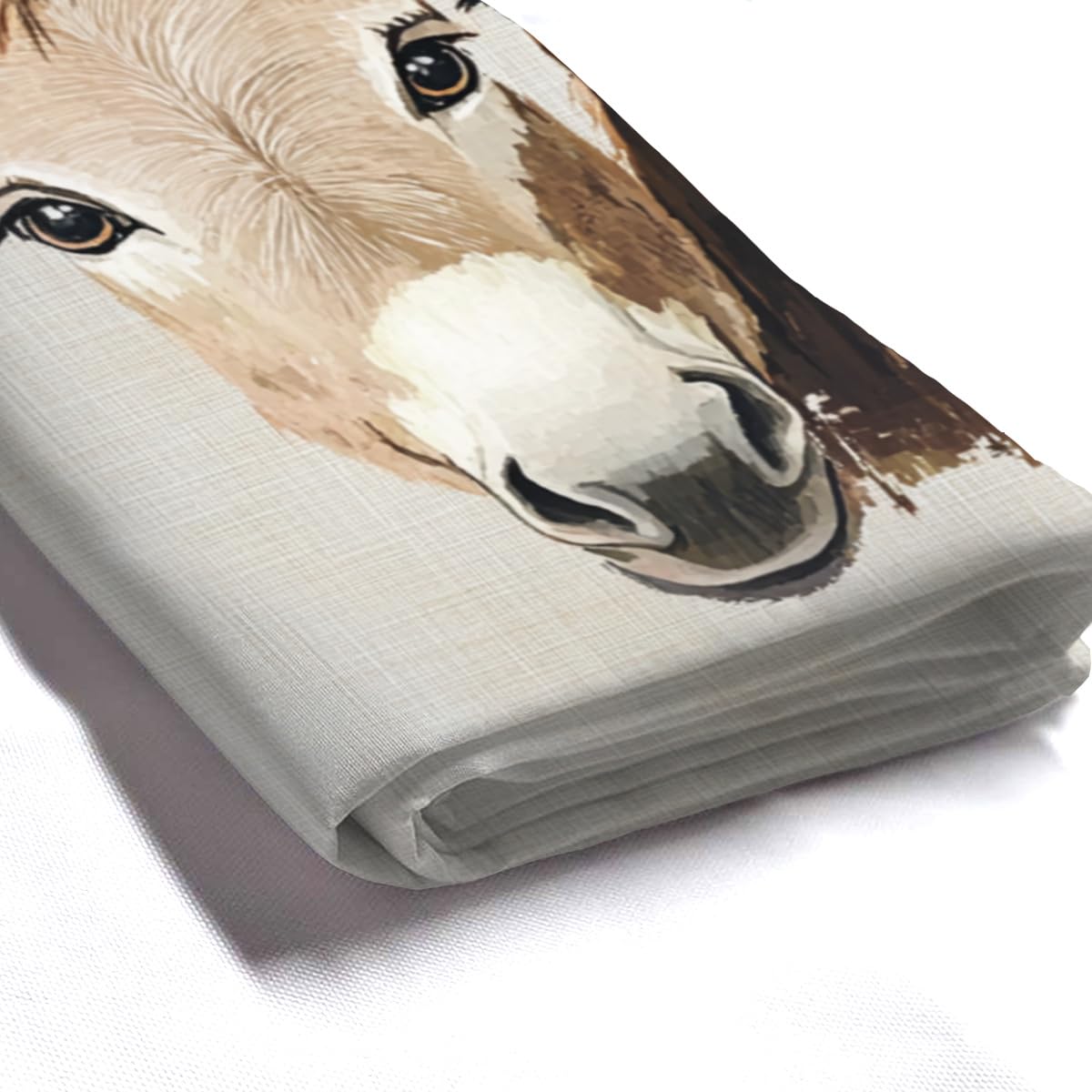 KEEPAEON Funny Donkey Bath Shower Curtain, Bathroom Curtain Washable Cloth Kids Shower Curtain Sets with 12 Hooks for Bathroom Decor, 72"x72"