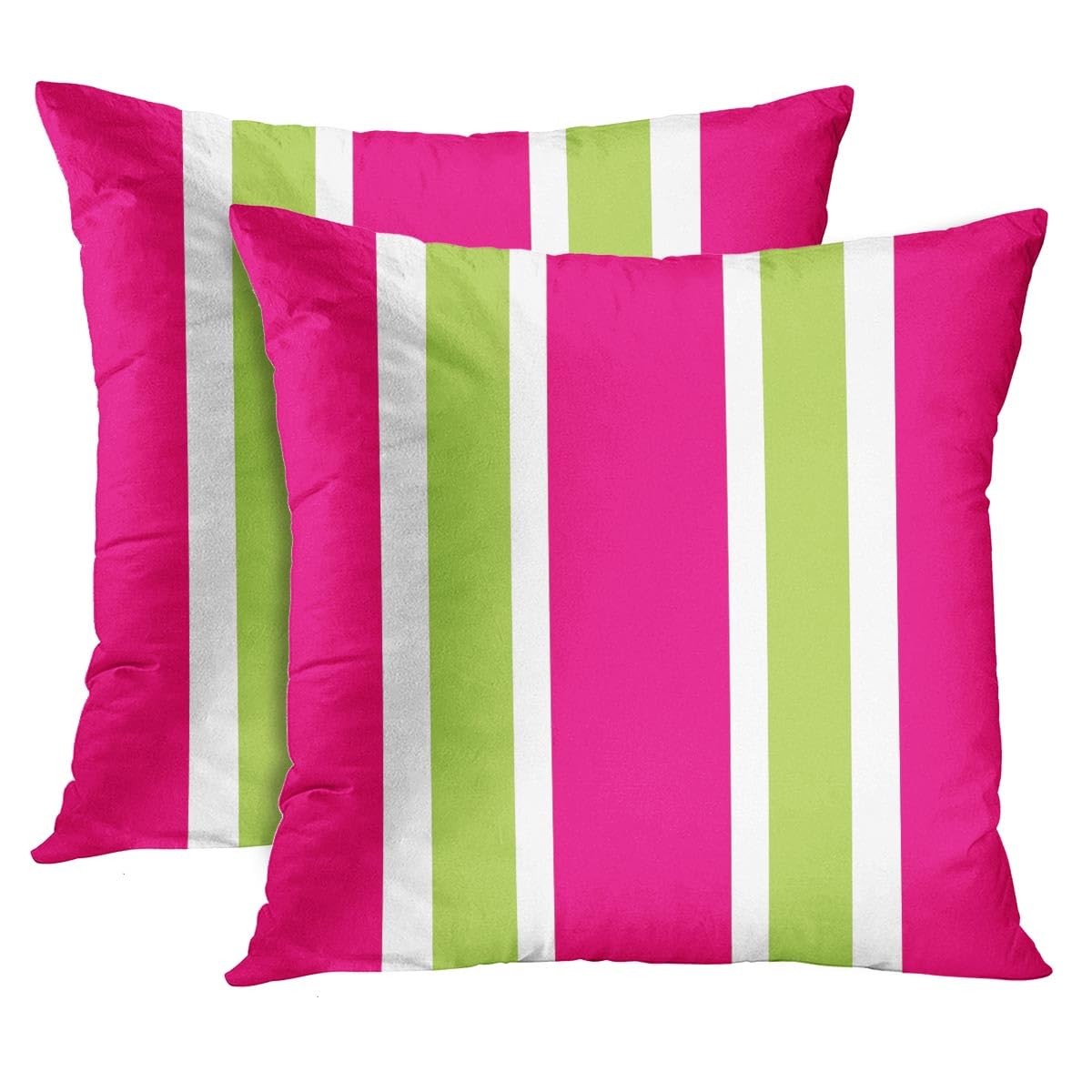 Emvency Throw Pillow Covers 18 X 18 Inch Square with Hidden Zipper Home Sofa Cushion Decorative Pillowcase