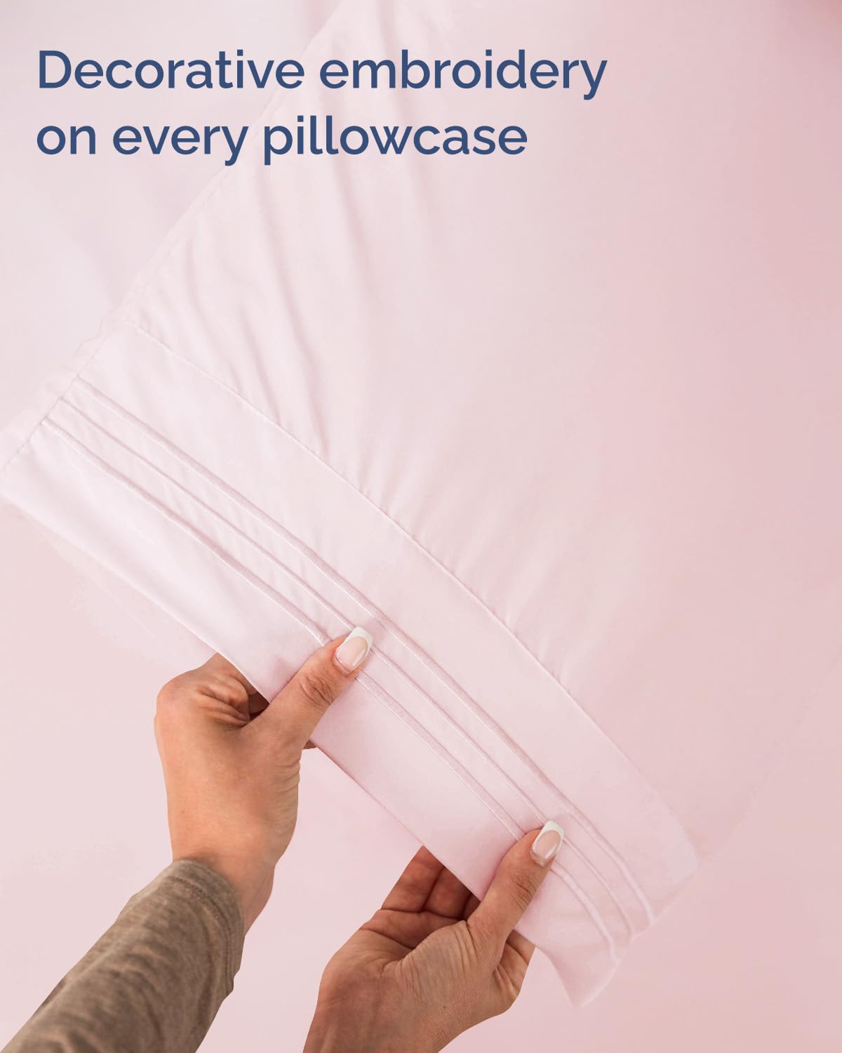 Twin Size 3 Piece Sheet Set - Comfy Breathable & Cooling Sheets - Hotel Luxury Bed Sheets for Women & Men - Deep Pockets, Easy-Fit, Soft & Wrinkle Free Sheets - Lavender Pink Oeko-Tex Bed Sheet Set