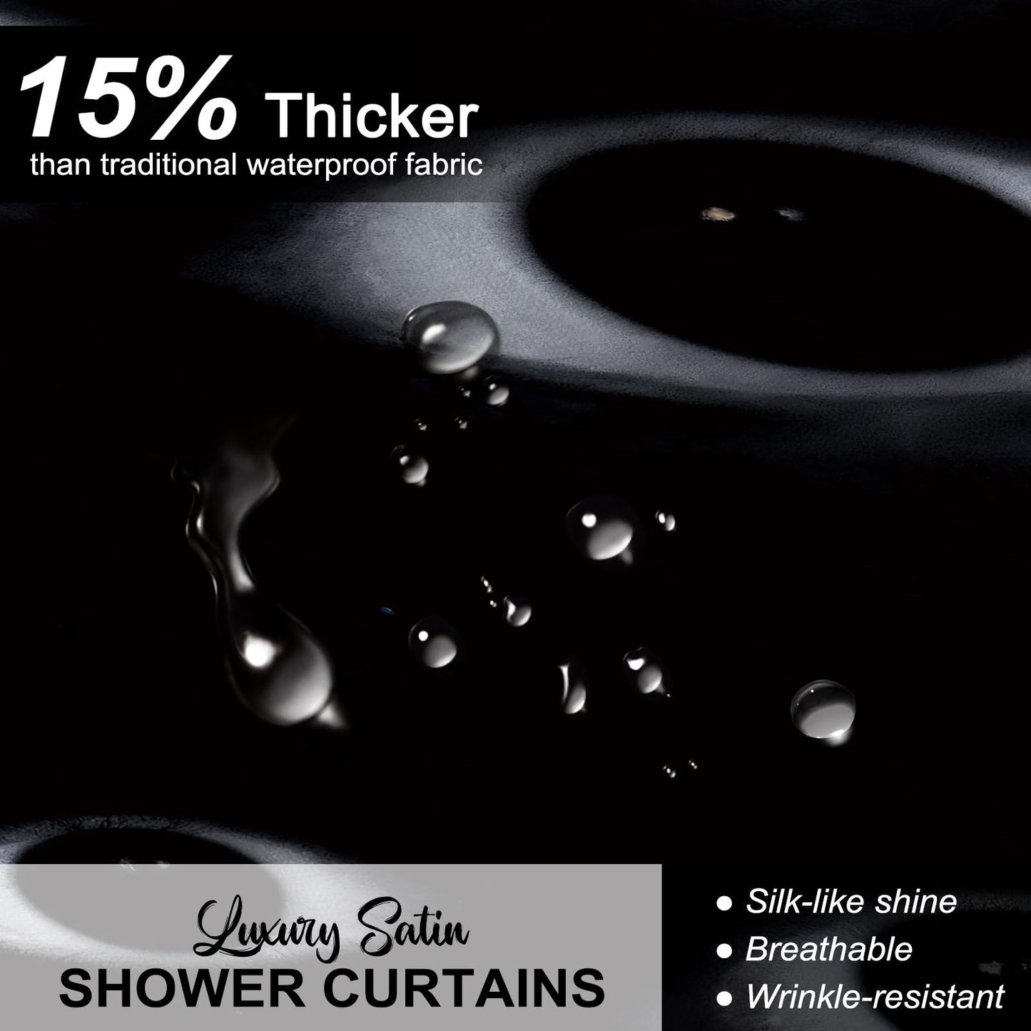 Horror Creepy Eyes Shower Curtain 72x72, Gothic Halloween Bathroom Decor