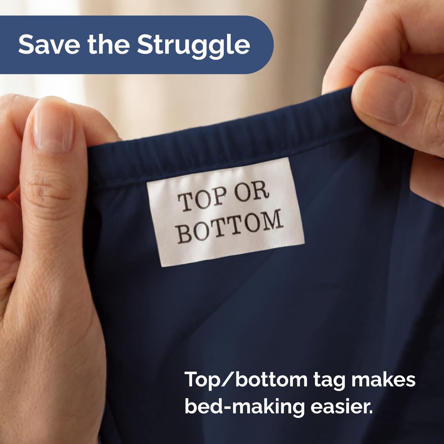 Queen Fitted Bed Sheet - Bottom Single Fitted Sheet Only - Soft Hotel Luxury Bedding w/ 8-16 Inch Deep Pockets - Breathable, Cooling & Wrinkle Free - Easy-Care, Fade and Shrink Resistant - Navy Blue