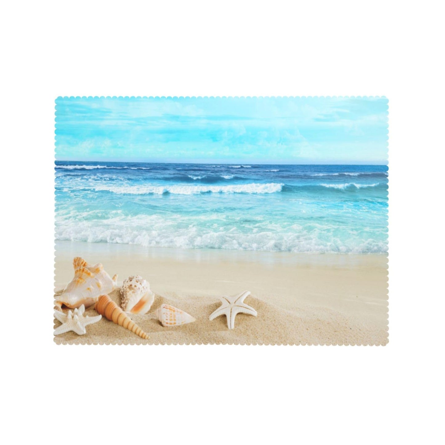 ZYPHORIEL Beach Theme Rectangle Tablecloths Summer Ocean Table Cloths Dacorative Kitchen Dining Tablecloth for Rectangular Tables,Washable Table Cover for Party 54 x 72 Inch