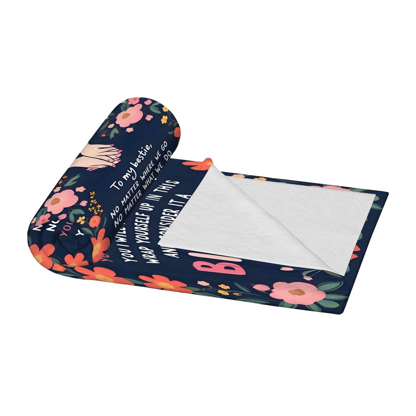 Sending You A Big Hugs So Its There When You Need It Blanket Cozy Flannel Comfort Throw Sympathy Healing Gift Encouragement Blanket for Family and Friends (White 18, 50x60in(127cm*153cm))