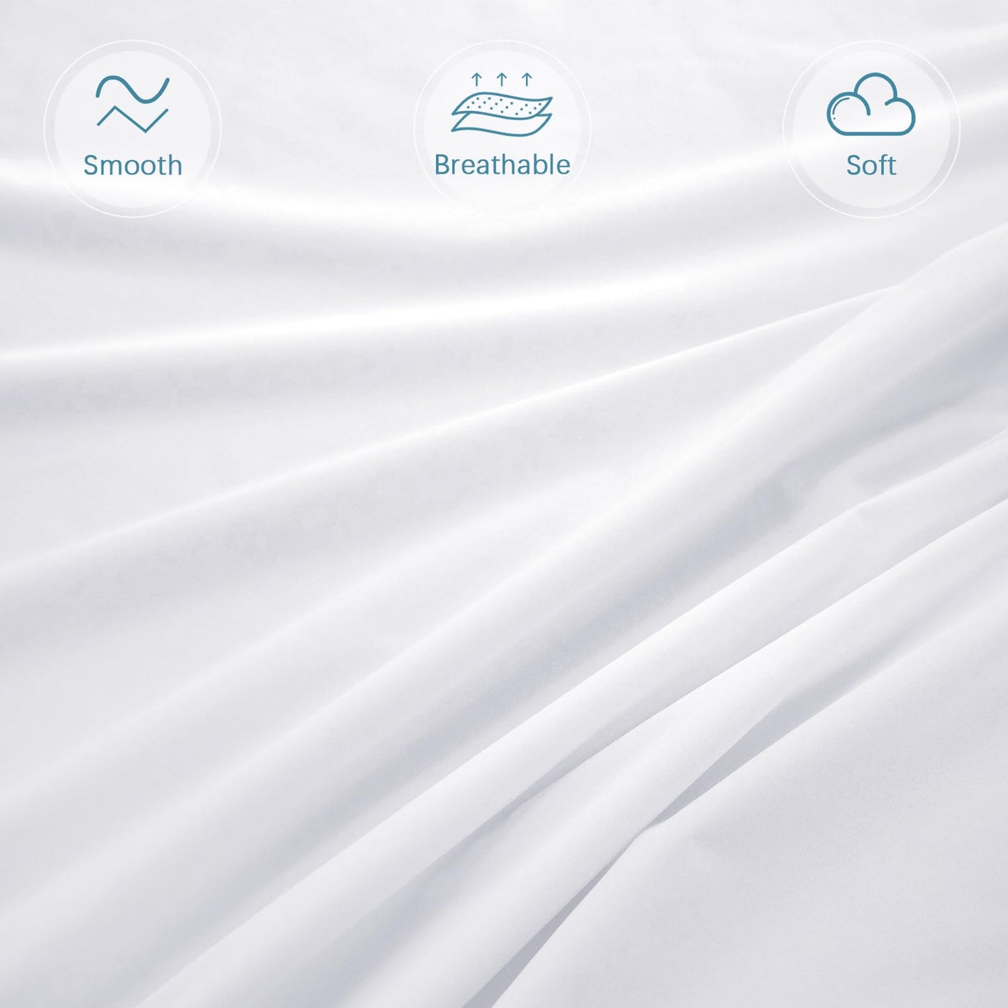 Queen Mattress Protector (3/4/5/7/9/13Inches), Waterproof Mattress Cover Extra Deep Pocket, Zippered Mattress Encasement, Premium 6-Sided Bed Cover, Breathable and Absorbent