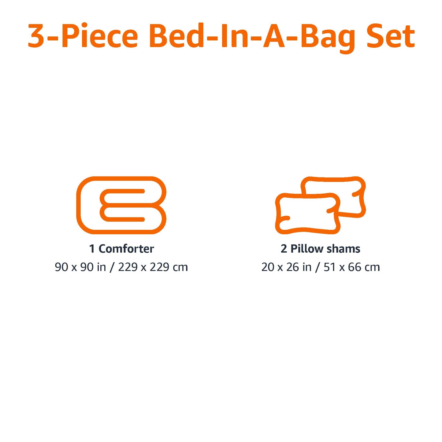 Amazon Basics 3-Piece Microfiber Kids' All Season Comforter and Pillow Sham Set, Full/Queen, Dinosaurs, Animal Print