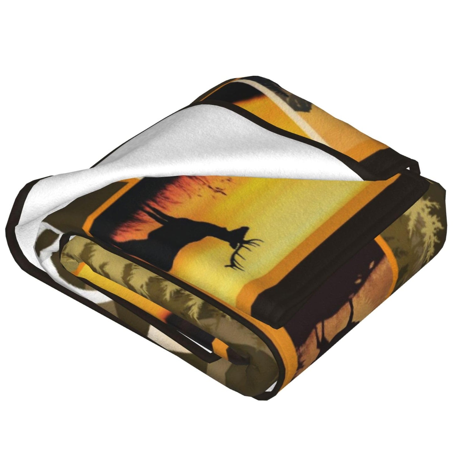 Lovira Hunting Throw Blanket Deer Buck Throw Blankets Hunter Gifts for Couch Sofa Bed Stuff Decor Fleece Plush Warm Flannel for Lover Men Women 40"x50"
