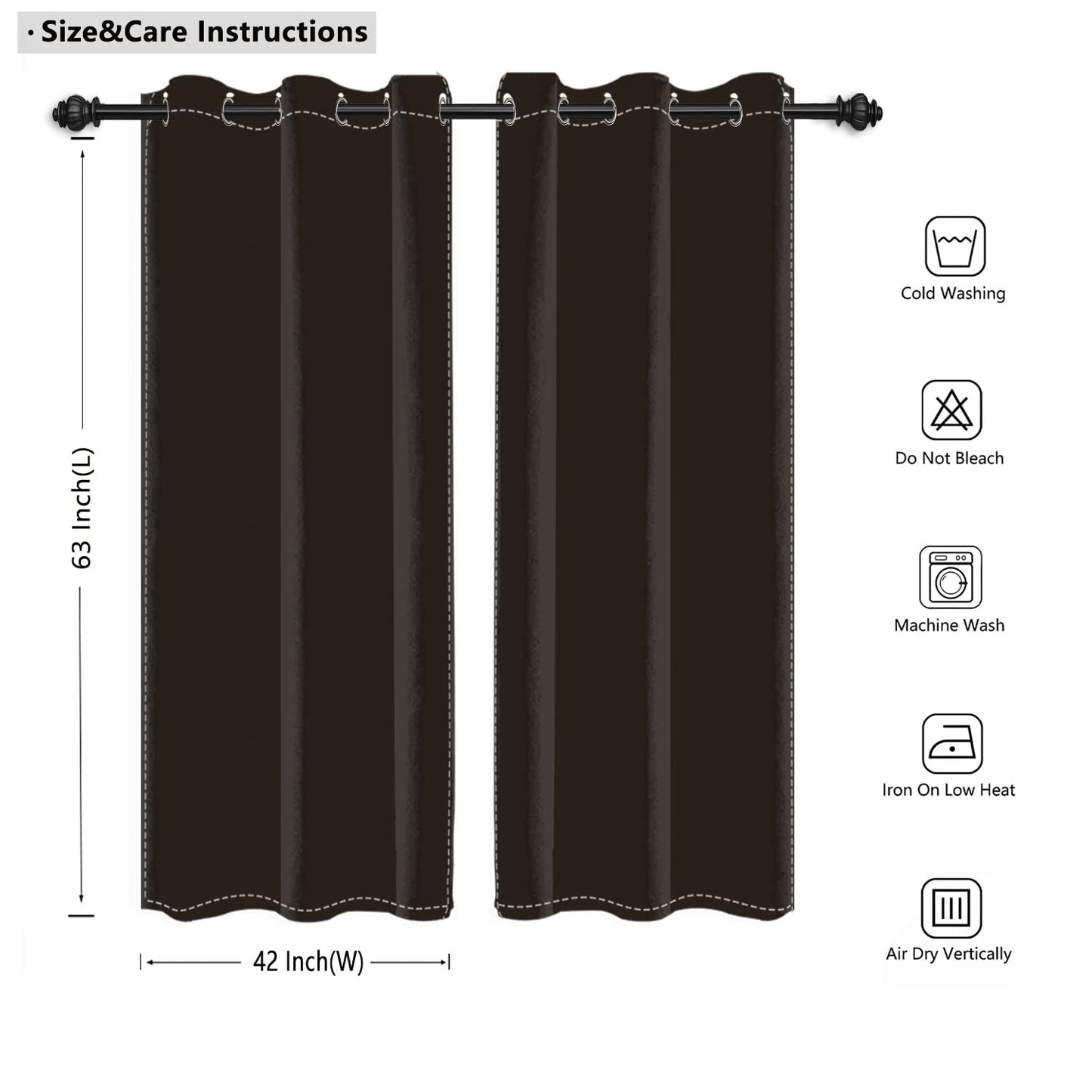 Umpoo New York Night View Blackout Curtains Urban Skyline Skyscraper Modern City Buildings Curtain for Office Living Room Bedroom Decor Window Drapes 2 Panel Set, 42x63 Inches