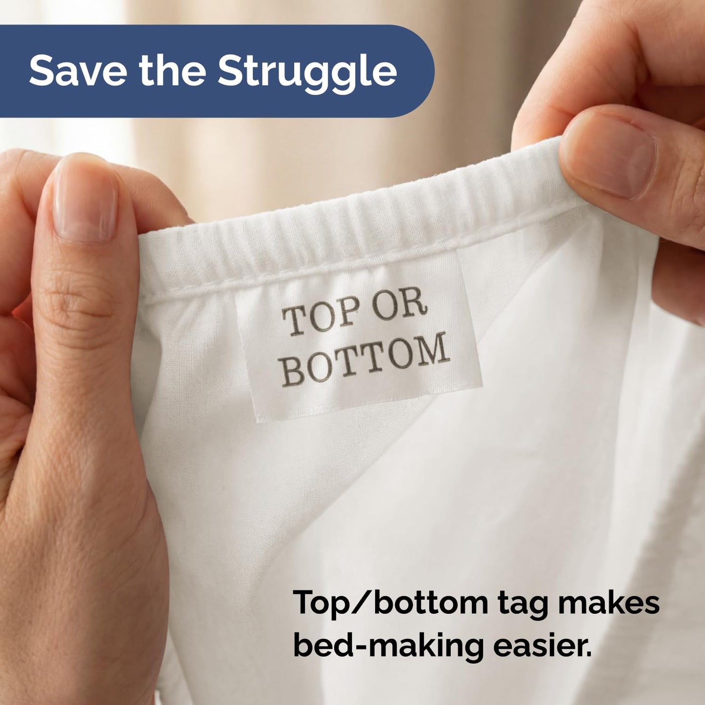 Queen Fitted Bed Sheet - Bottom Single Fitted Sheet Only - Ultra-Soft Hotel Luxury Bedding w/ 8-16 Inch Deep Pockets - Breathable & Wrinkle Free - Easy-Care, Fade & Shrink Resistant - Antique White