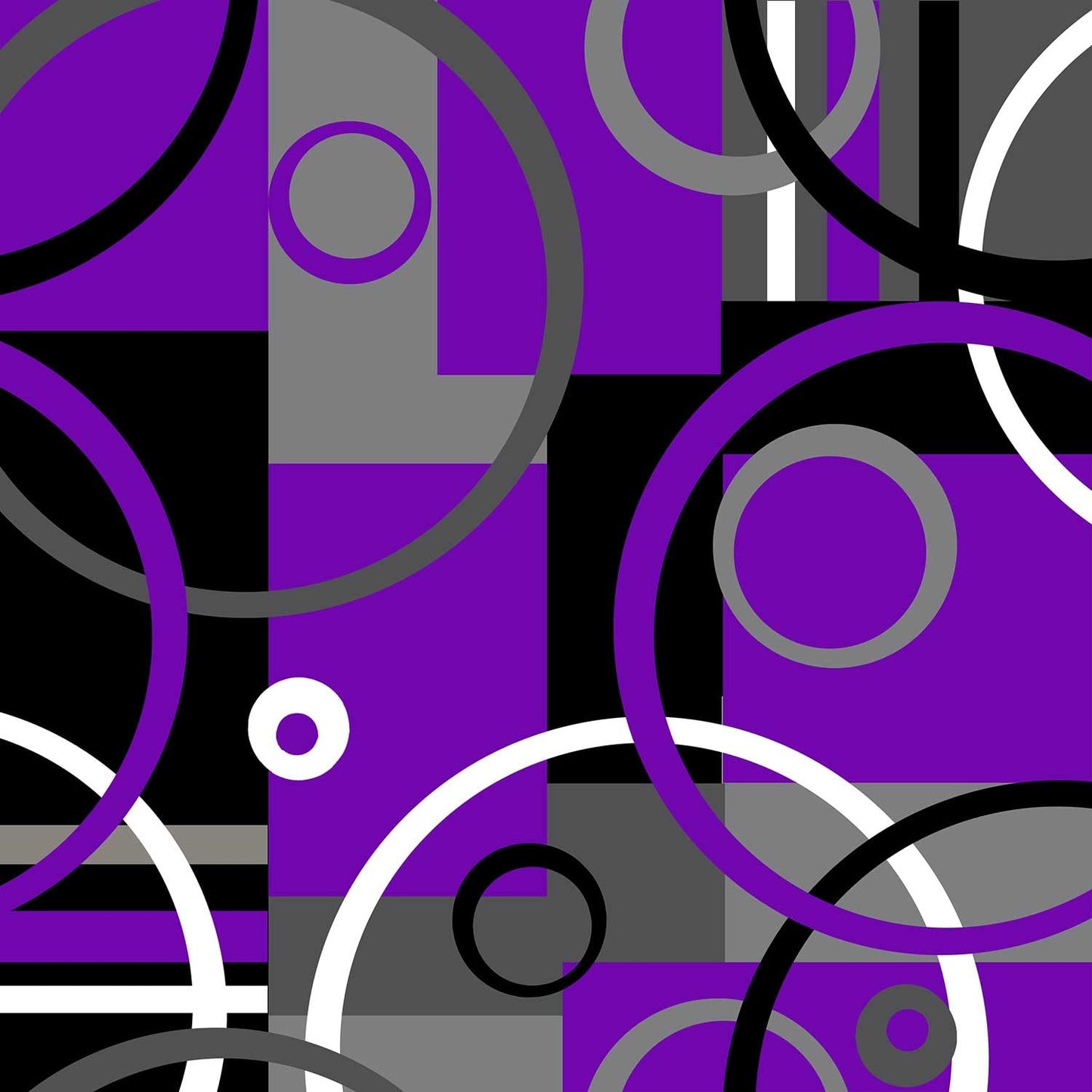 Geometry No Hook Shower Curtain Set 71x74 Inches Modern Boho Simple Abstraction Style Hookless Shower Curtain for Men and Women Bright Bathroom Decoration（Purple） SYLDWMN2GM