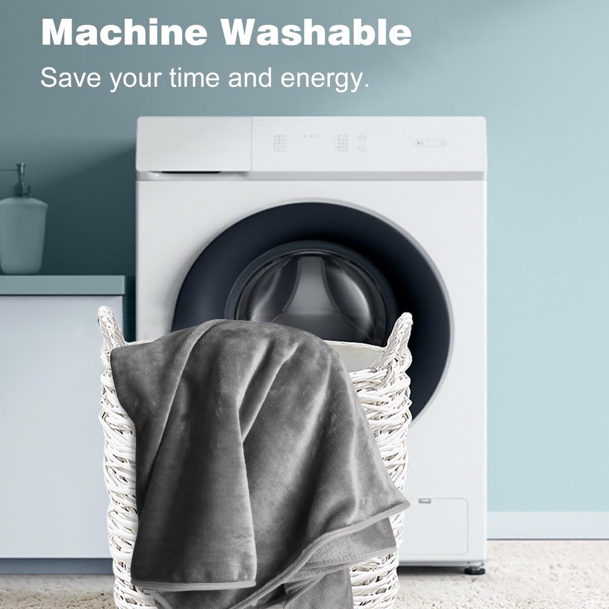 Onarway Dog Blanket Washable for Puppy: 4 Packs Dog Blankets 40”x28” - Fluffy Soft Small Throw for Cat Puppy Kitten Dogs - Fleece Pet Blankets for Bed Sofa Car and Indoor - Grey and Khaki