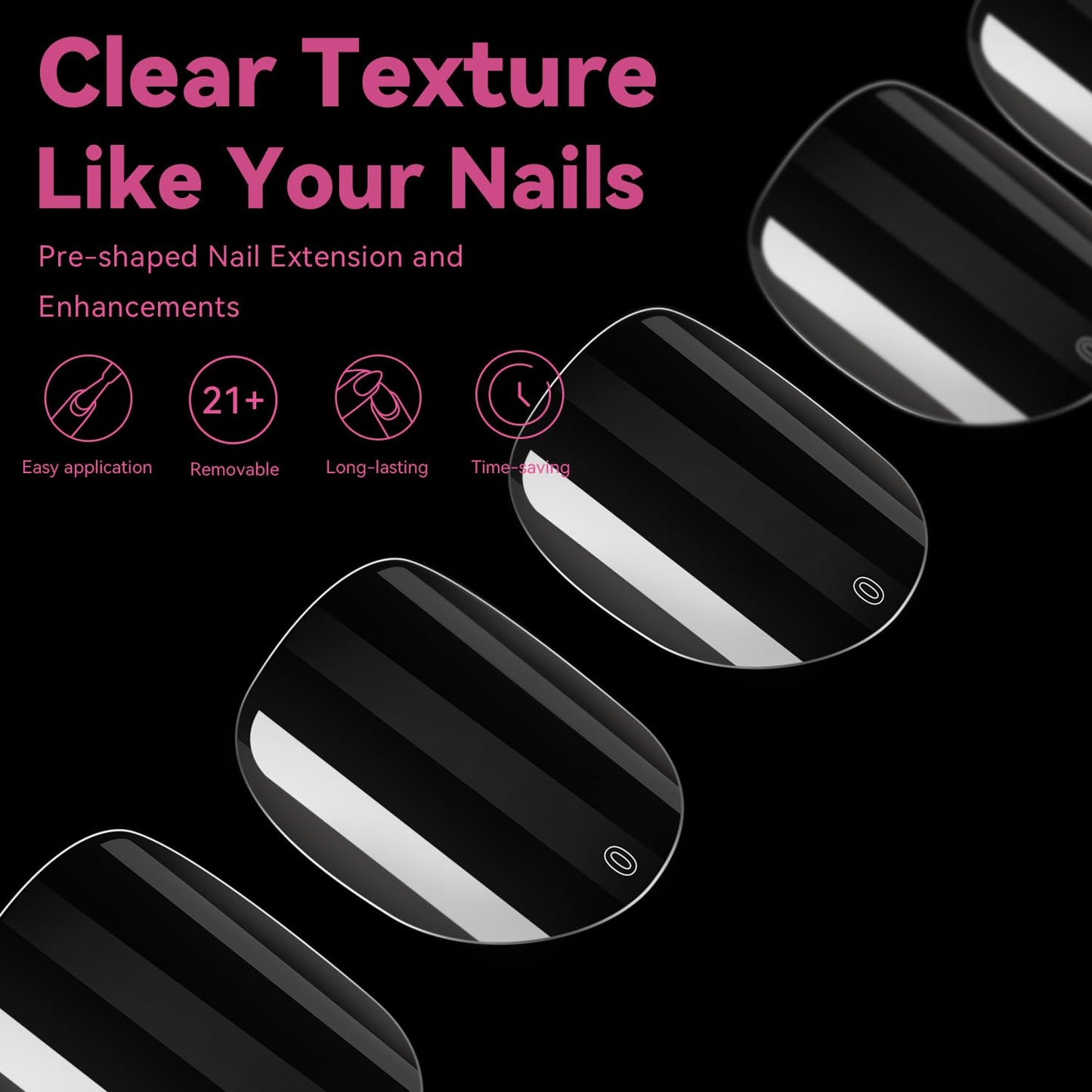 UNA GELLA Extra Short Oval Almond Gel Nail Tips 360pcs 15 Sizes Round Almond Press on Nails Short Oval Fake Tips Full Nails For Nail Extension DIY Salon Soft Gel Tips