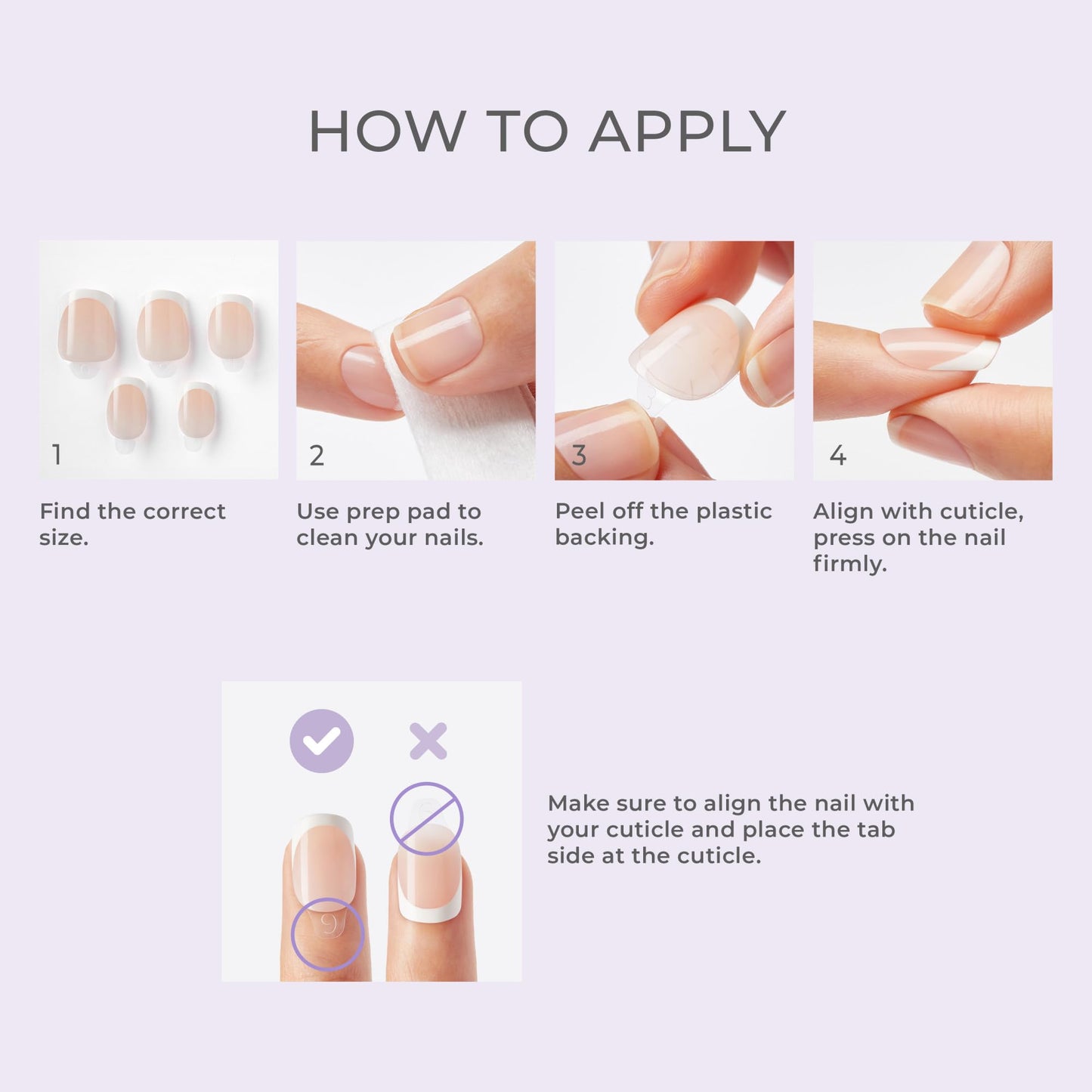 Kiss Impress No Glue Mani Press On Nails, Design, 'Star player', White, Medium Size, Almond Shape, Includes 30 Nails, Prep Pad, Instructions Sheet, 1 Manicure Stick, 1 Mini File