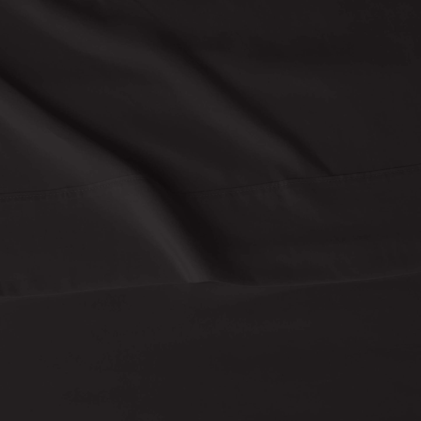 Amazon Basics Lightweight Super Soft Easy Care Breathable Microfiber 4-Piece Bed Sheet Set with 14-Inch Deep Pockets, Wrinkle Resistant, Full, Black, Solid
