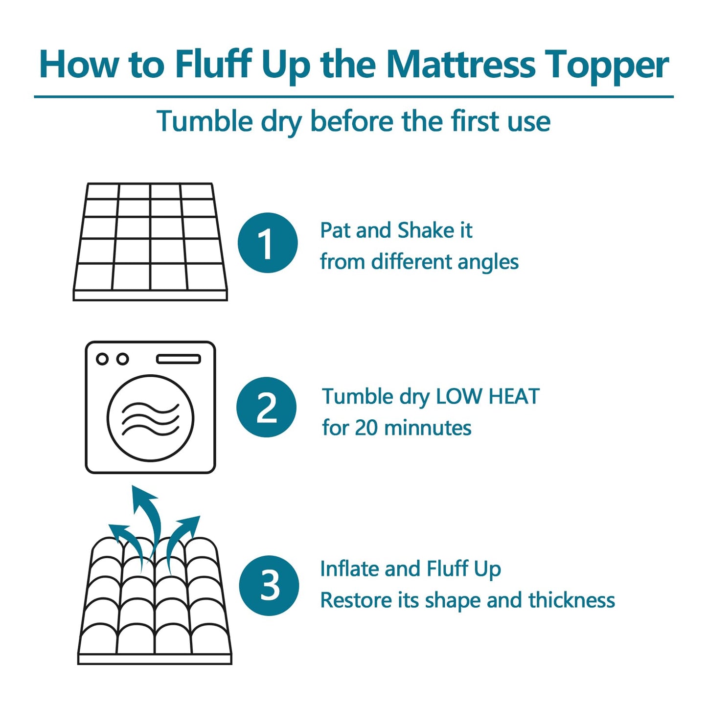 CHOKIT Queen Mattress Topper, Extra Thick Pillow Top Mattress Pad for Back Pain Relief, Cooling Bed Topper Mattress Cover with 8-21 Inch Deep Pocket
