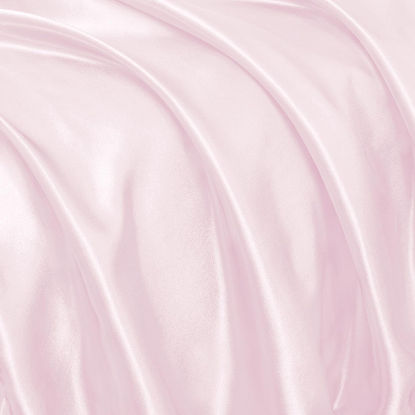 Homiest Ruffled Satin Sheets Full Size 6pc Set - Blush Pink Bed Sheet Set with 15 Inch Deep Pocket Fitted Sheet, 1 Flat Sheet, 2 Ruffled Pillow Shams & 2 Pillowcases, Similar to Silk Sheets