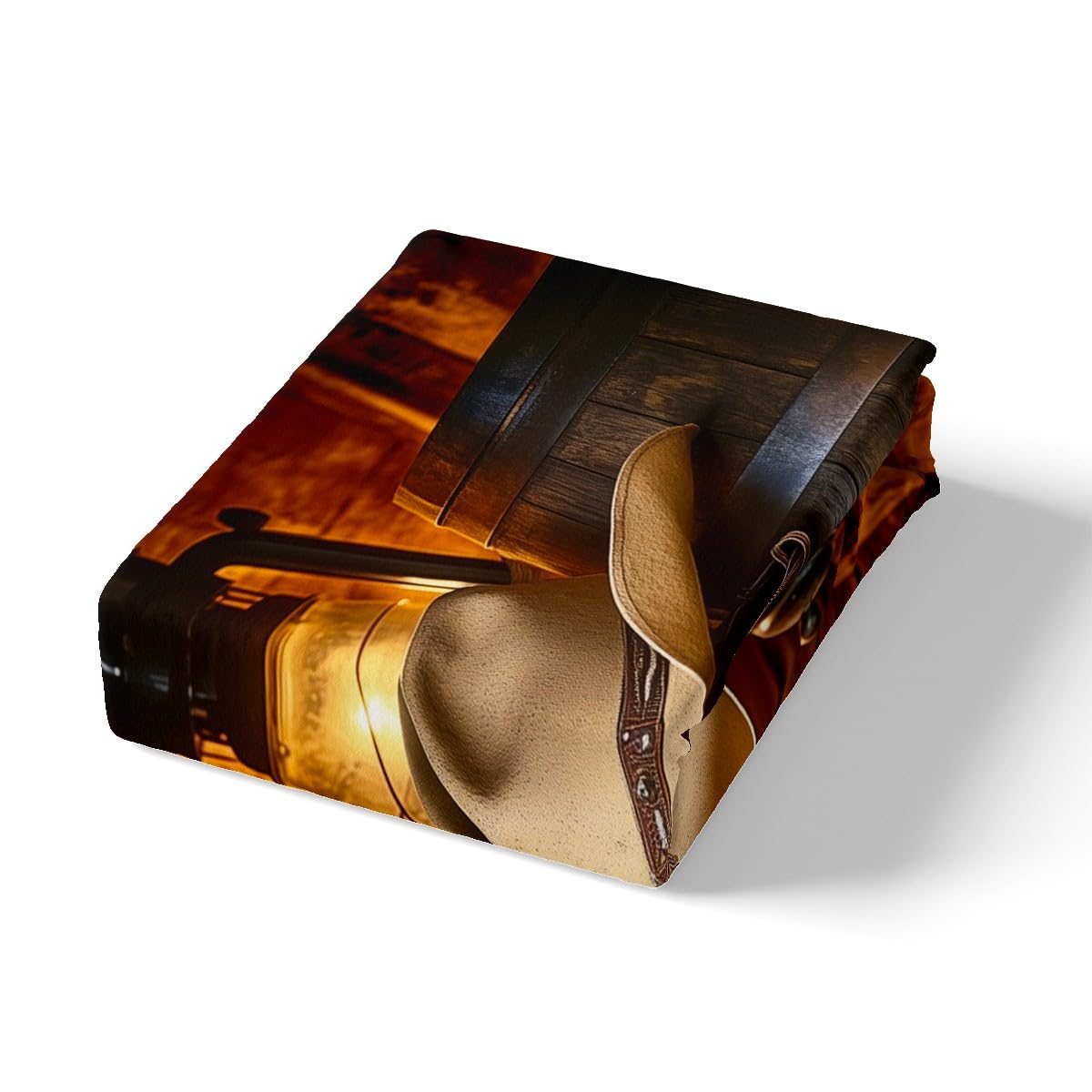 Feelyou Western Decor Duvet Cover Retro Cowboy Style Bedding Set Wild West Themed Comforter Cover for Boys Teens Men Grunge Design Bedspread Cover Queen Size with 2 Pillow Case