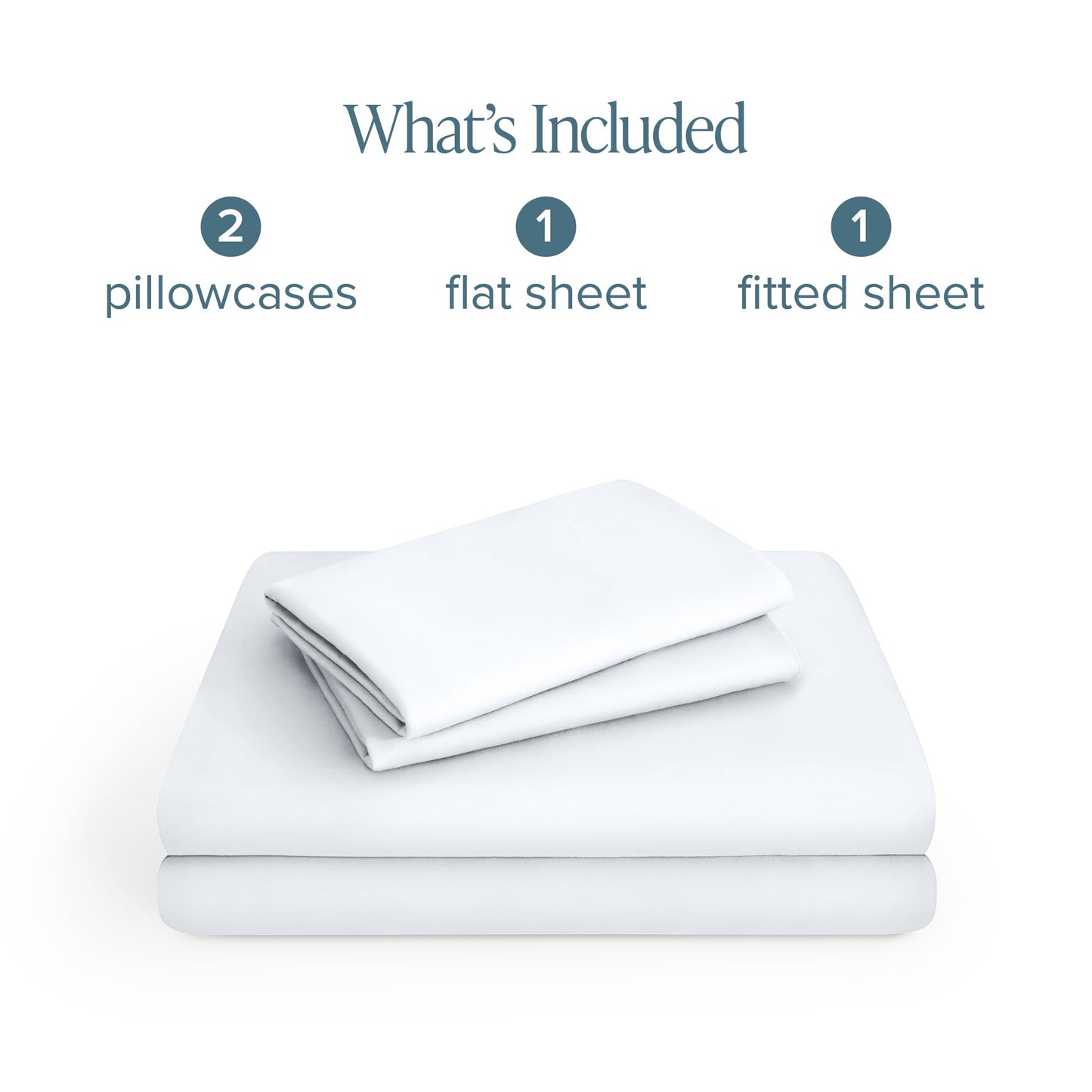 Bare Home Cooling Performance Jersey Knit Stretch Sheet Set, Moisture-Wicking & Breathable, 4-Way Stretch Bed Sheets, Envelope Pillowcases (Full, White)