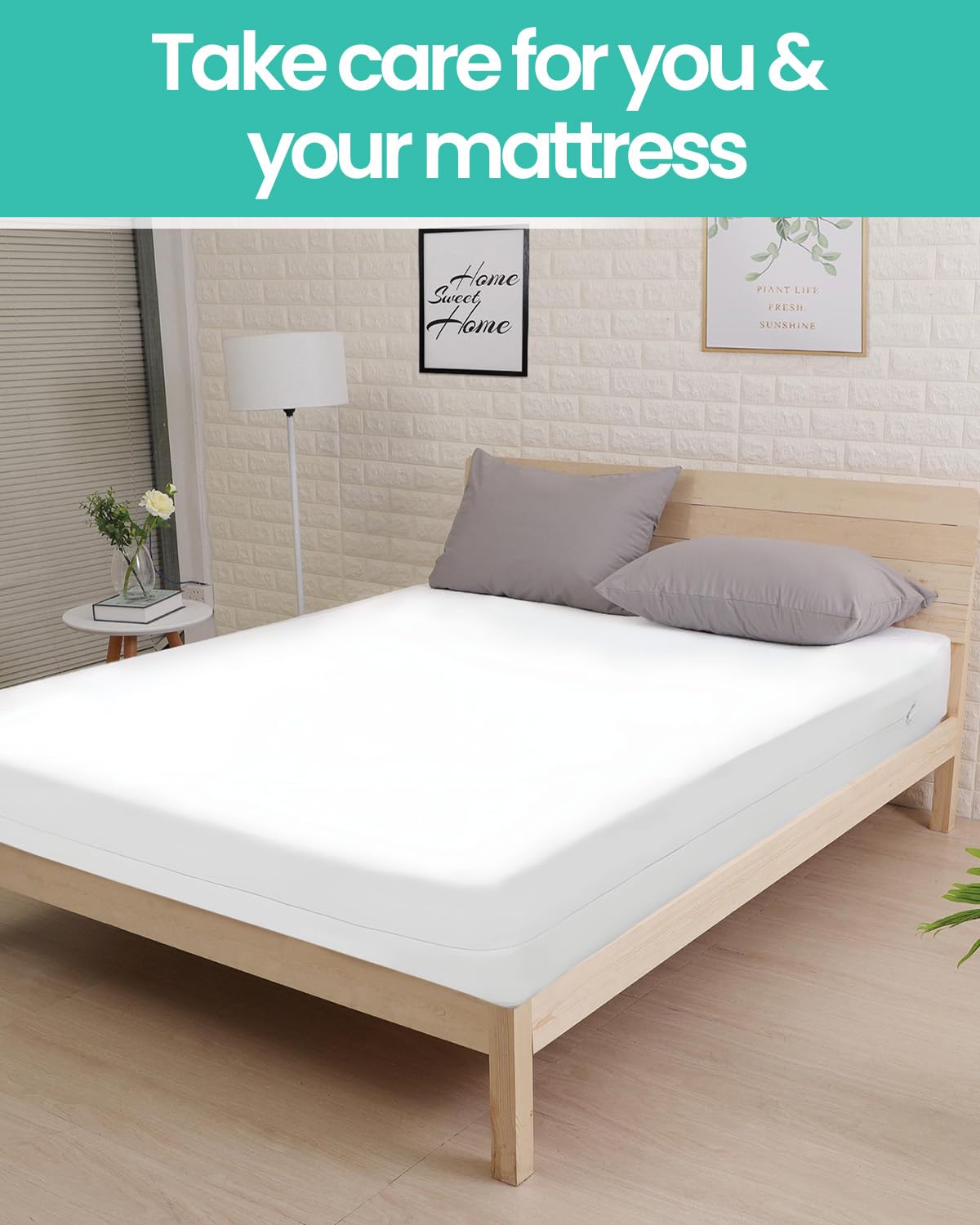 39"x80" Twin XL Mattress Protector 9" Depth【Dorms Hotel Exclusive】 Box Spring Mattress Cover Waterproof Soft Noiseless Breathable Mattress Encasement