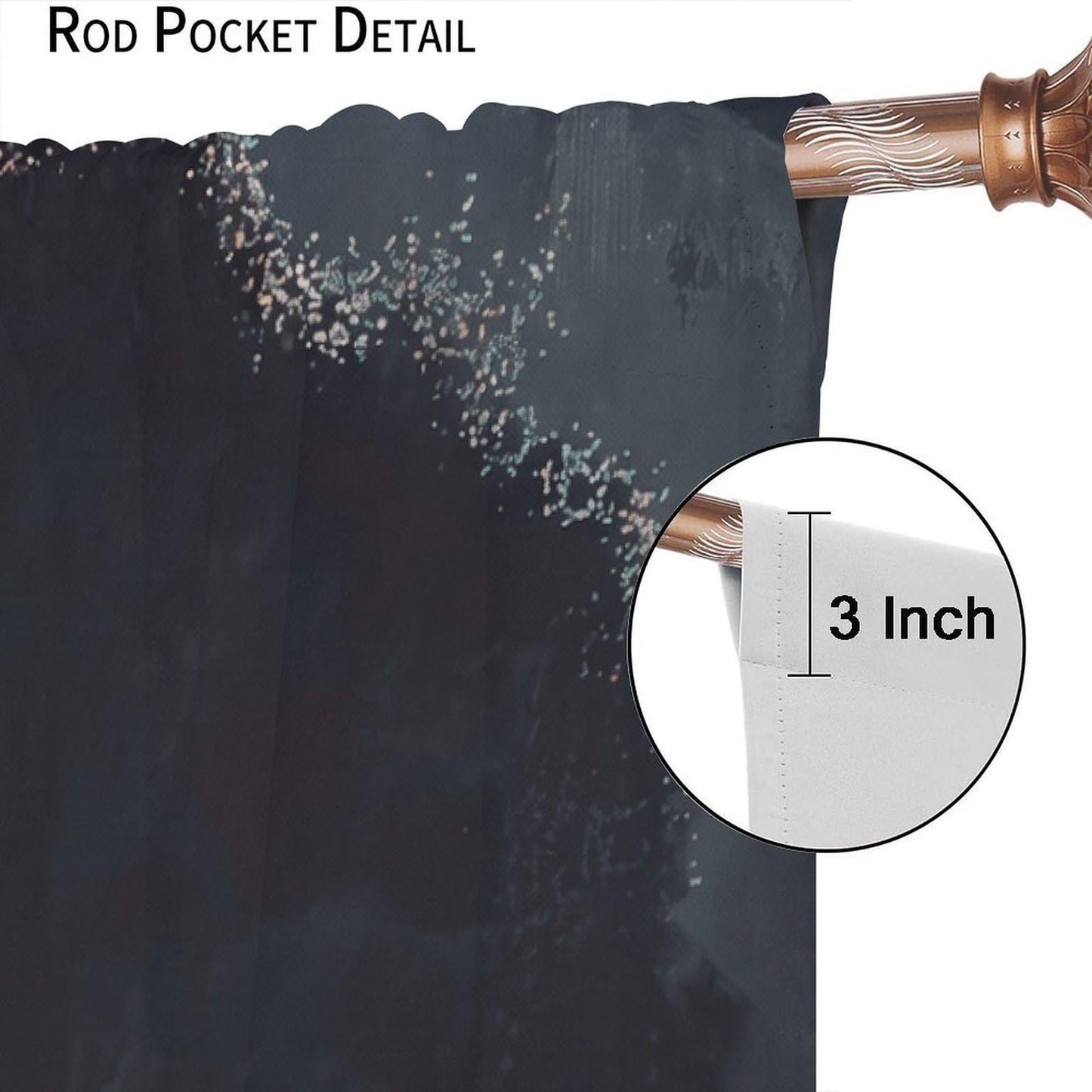 BenYaSong Black Girl Woman Blackout Curtain African American Afro Lady Sexy for Home Kitchen Livingroom Coffee Room Window Drapes 2Panel 41" W X 44" L