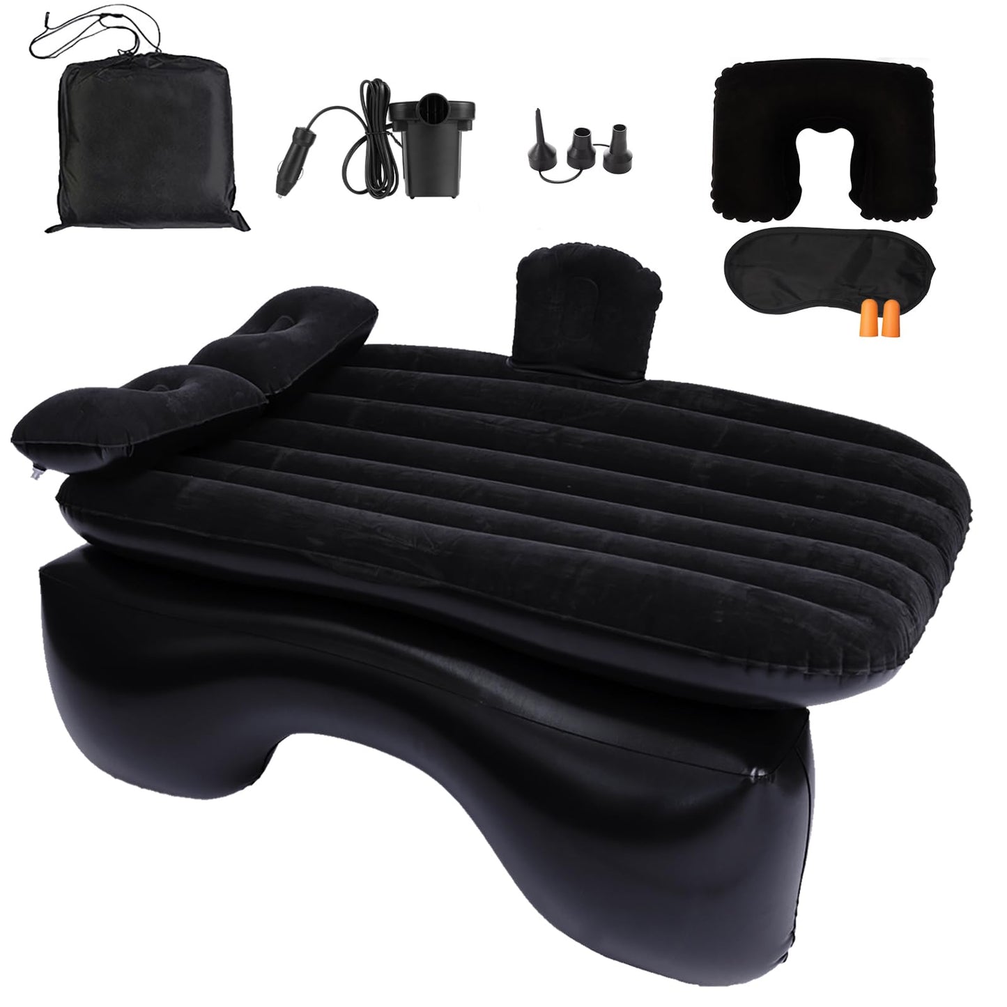 Onirii Inflatable Car Air Mattress Back Seat Bed with Air Pump