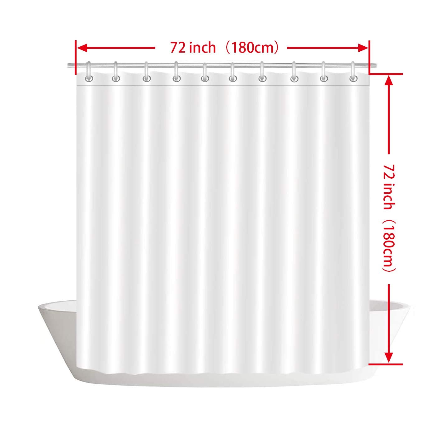 ahbreton Shower Curtains Fabric, Funny Halloween Smoke Skull Horror, Decorative Cloth Print Design Polyester, Bathroom Curtains Set with 12 Hooks（72x72 Inch）(WJ821)
