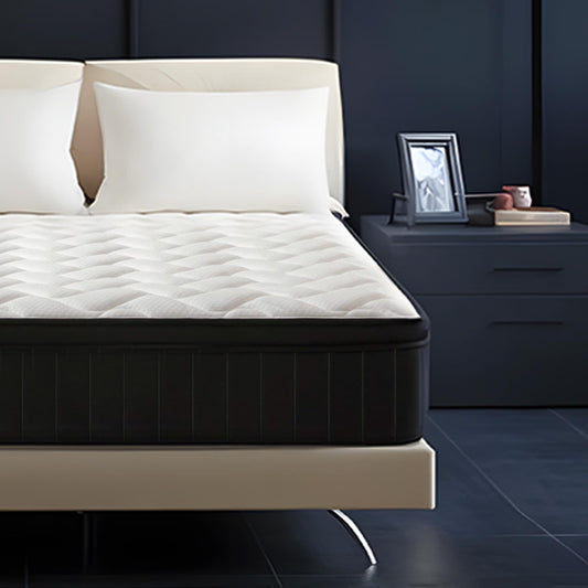 Moccona 12 Inch Full Size Mattresses, Memory Foam Hybrid Mattress in a Box with Independent Spring, Soft and Comfortable, Pressure Relief, CertiPUR-US Certified, Medium
