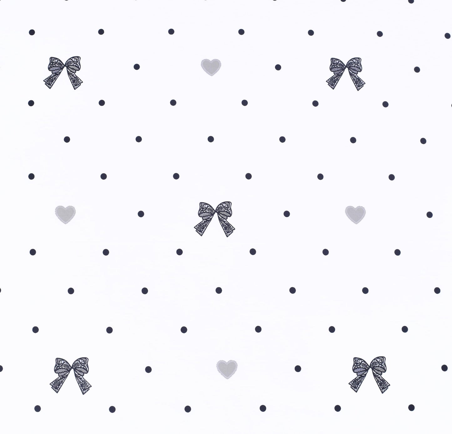 Scientific Sleep Lace Bow Romantic Bowknot Black Dot 100% Cotton 3 Pcs Twin Bed Sheet Set Kids Boys Girls Teen, Flat Sheet & Fitted Sheet & Pillowcase Child Bedding Set (Bow, Twin)
