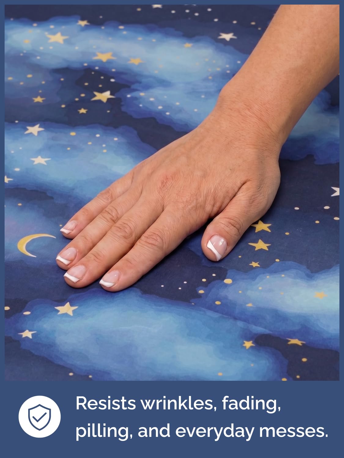 CGK Unlimited Kids Starry Sky Twin 3 Piece Sheet Set - Boys, Girls, Teens, Toddler - Easy Fit with Deep Pockets - Soft, Cooling & Breathable Sheets - Cute, Cozy, Fade & Wrinkle Free - Machine Washable