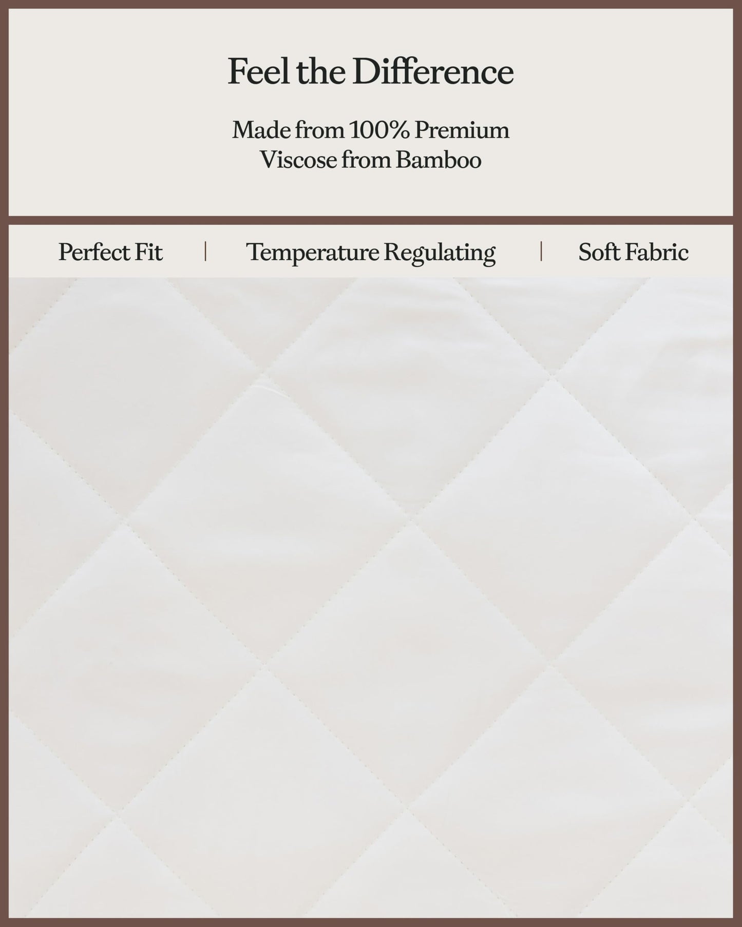 Cozy Earth King Size Mattress Pad - 100% Viscose from Bamboo Cooling Mattress Cover - Lightweight Temperature Regulating Bed Pad with 360-Degree Elastic Hem - Fits Mattresses up to 20”