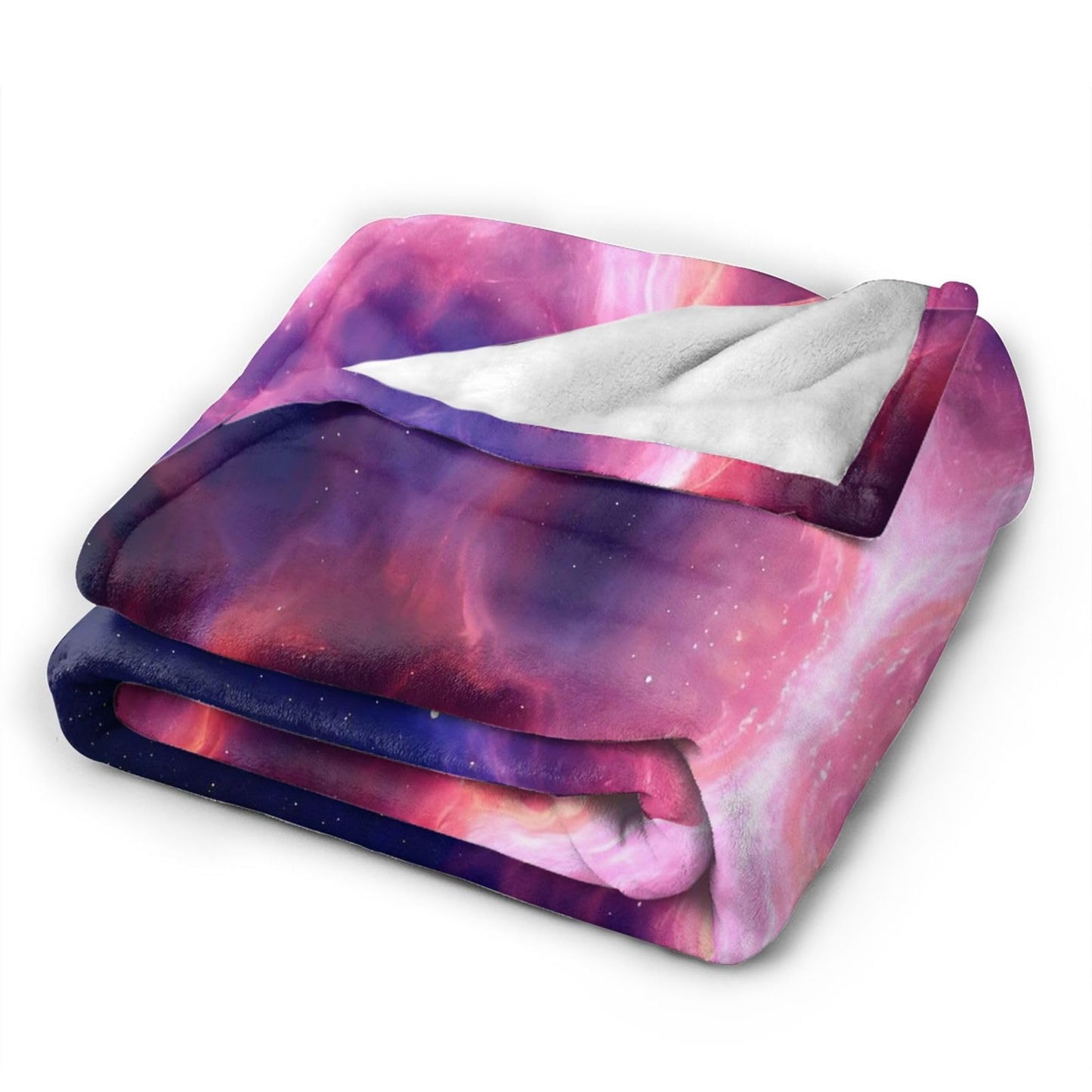 Perinsto Galaxy Throw Blanket Ultra Soft Warm All Season Decorative Fleece Blankets for Bed Chair Car Sofa Couch Bedroom 80"X60"