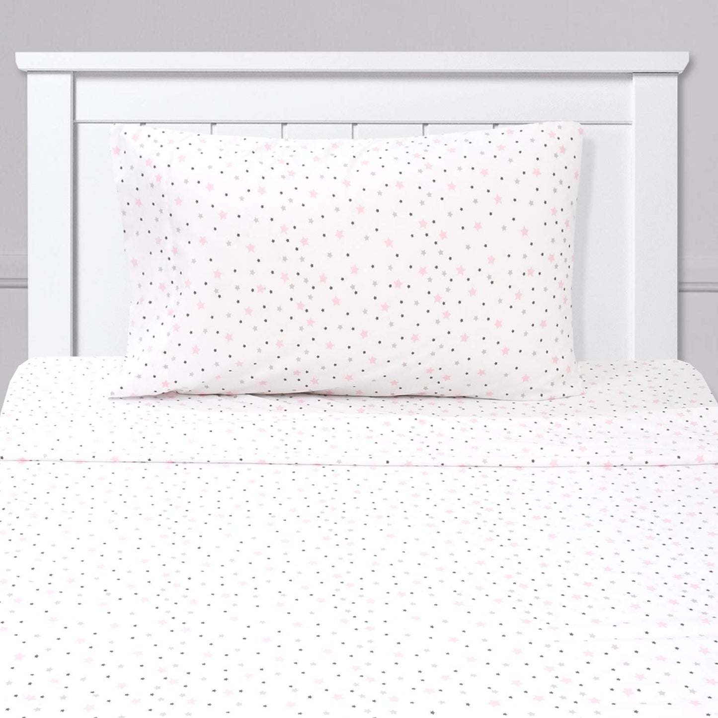 1500 Supreme Kids Bed Sheet Collection - Fun Colorful and Comfortable Boys and Girls Toddler Sheet Sets - Deep Pocket Wrinkle Free Soft and Cozy Bedding - Twin XL, Stars