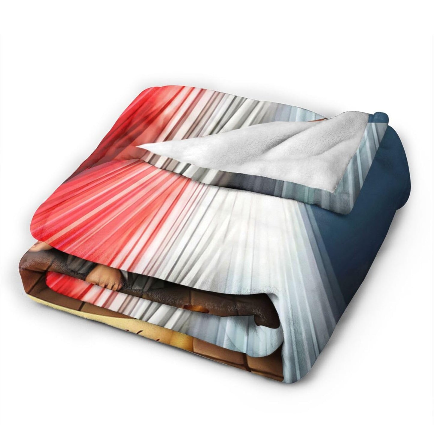 Jesus Catholic Gifts Throw Blanket Ultra-Soft Micro Fleece Divine Mercy Blanket Religious Christian Gifts for Women Blanket for Bed Couch Living Room 50" x 40"