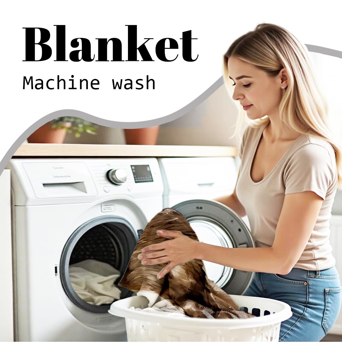 HUNXIAOJ Donkey Print Flannel Blanket Donkey Blanket Throw Funny Animal Bedding Couch Home Living Room Decor Gifts (49"x59")