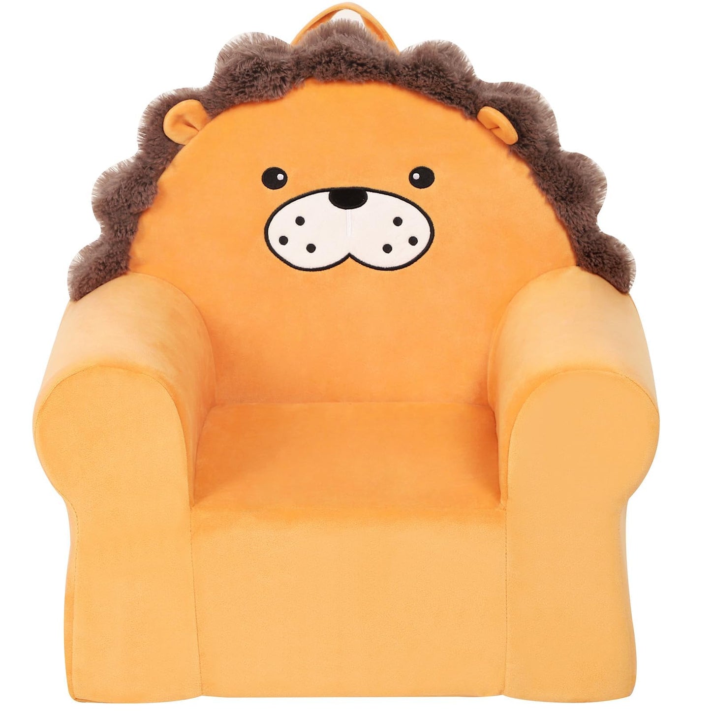 MOMCAYWEX Cuddly Toddler First Chair, Premium Character Chair, Yellow, 18 Month up to 3 Years