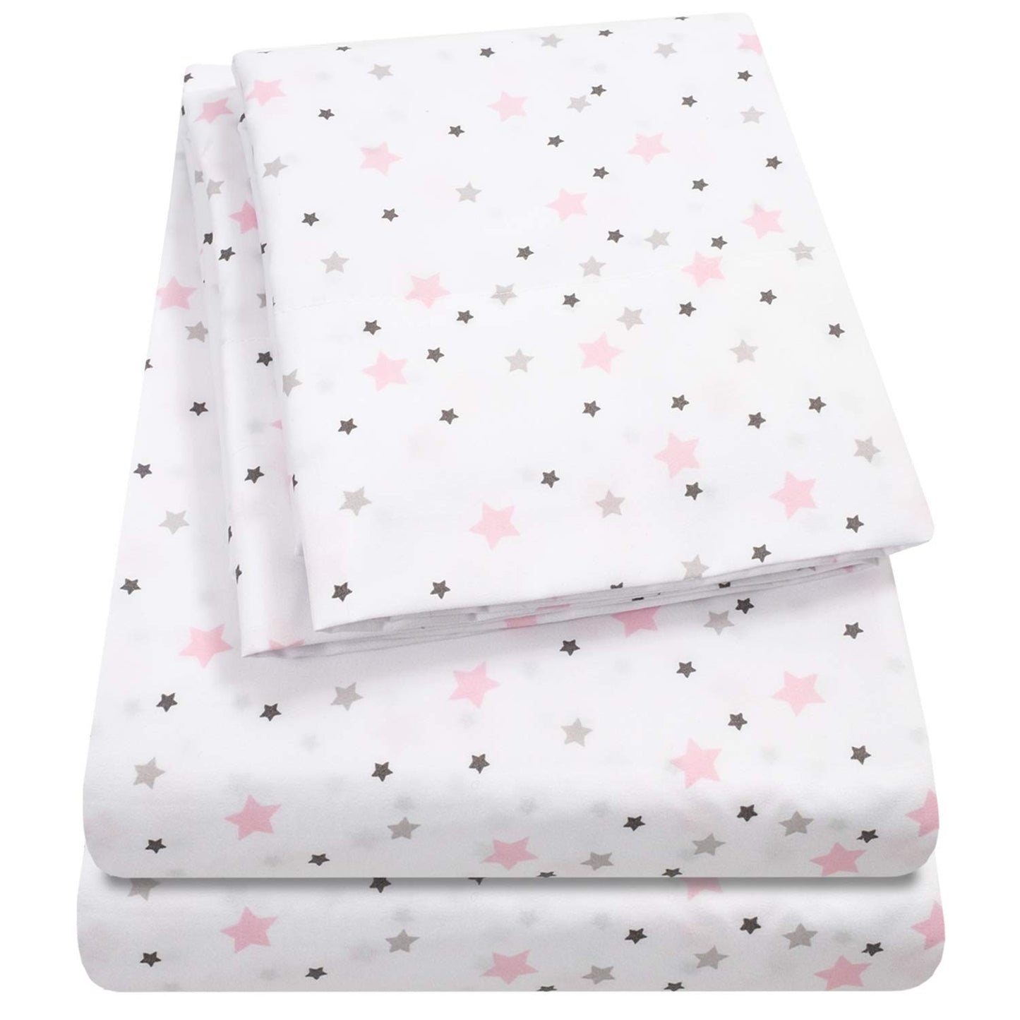 1500 Supreme Kids Bed Sheet Collection - Fun Colorful and Comfortable Boys and Girls Toddler Sheet Sets - Deep Pocket Wrinkle Free Soft and Cozy Bedding - Twin XL, Stars