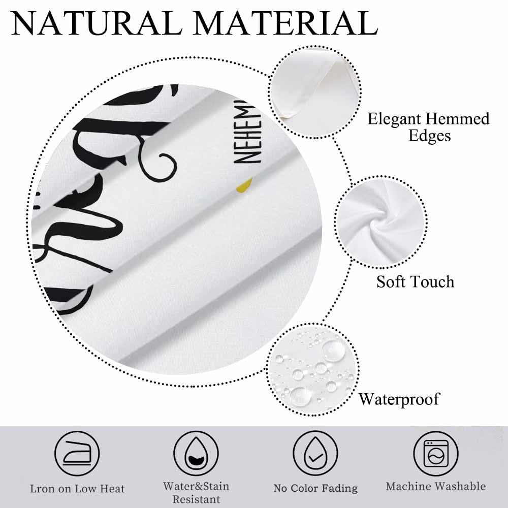 LoLo UoUo Flower Modern Quartz Table Cloth for Rectangle Table 60x84 Inch My Strength Scripture Religious Decorative Kitchen Table Cover Decorations for Home Dinner Party Outdoors Picnic