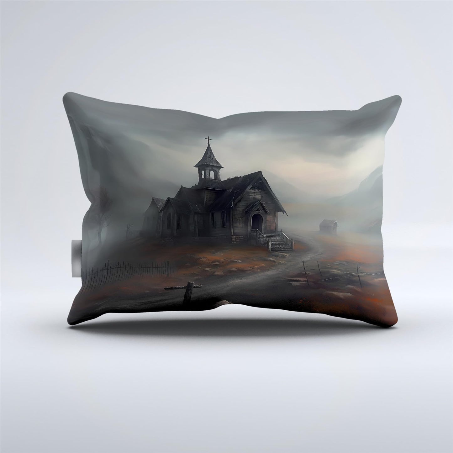 Halloween Haunted House Prints Comforter Set | Horror Festive Spooky Manor Design Bedding Set | with Soft Comforter+2 Pillow Shams(3PCS) or Sheet (4PCS) (B,Full-3PCS)