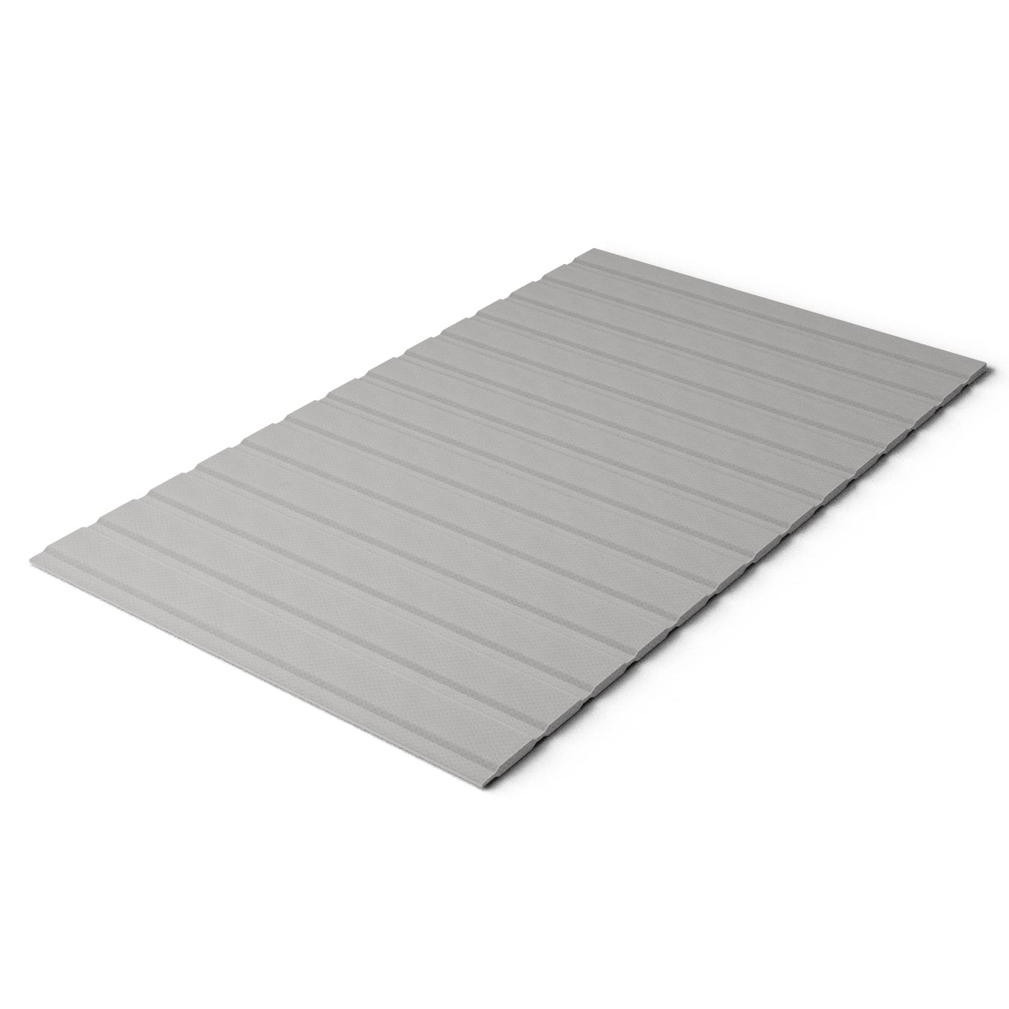 Continental Sleep, 0.75-Inch Horizontal Wooden Bunkie Board/Bed Slats with Cover, Enhance Mattress Support, Queen, Grey