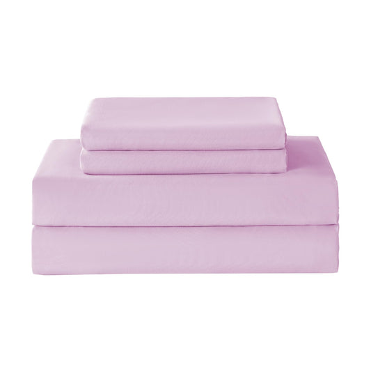 Yibeizi King Size Sheets Set Cooling Deep Pocket Bed Sheet Sets, Lavender Soft Microfiber Oeko-Tex Hypoallergenic Sheets & Pillowcases Wrinkle Free Bedsheets