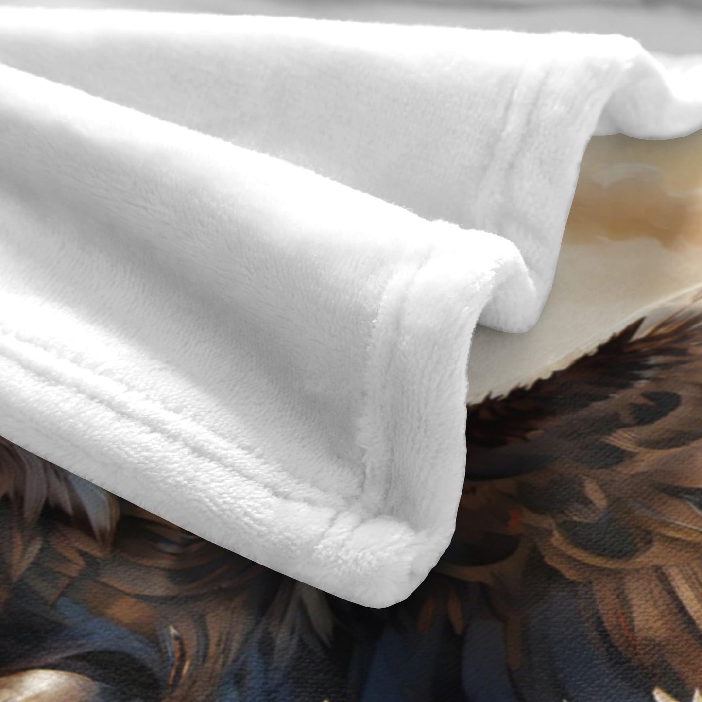 Custom Eagle Blanket, Personalized Throw Blanket for Kids Girls, Fuzzy Soft Blanket Microfiber, 30" x 40"