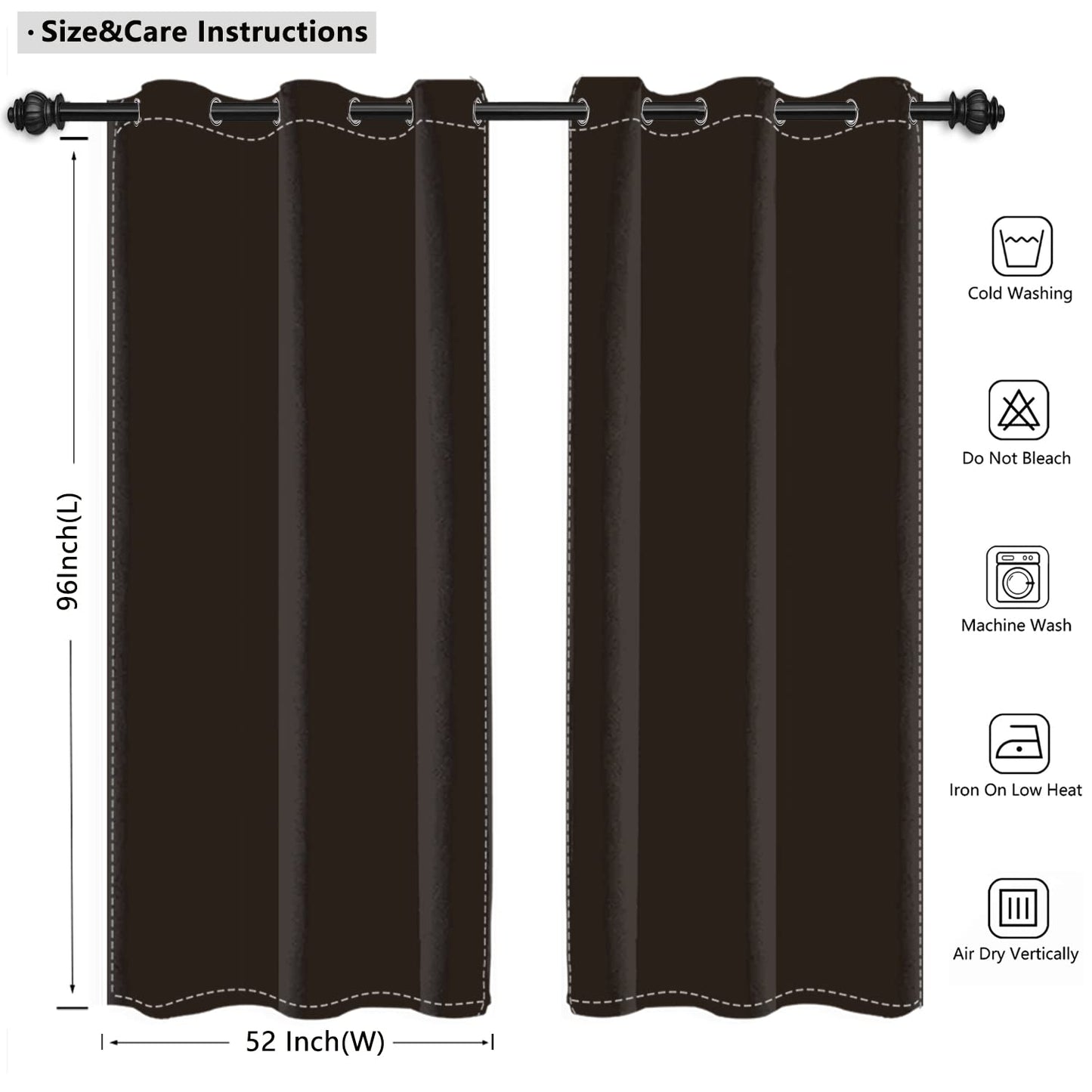 Umpoo New York Night View Blackout Curtains Urban Skyline Skyscraper Modern City Buildings Curtain for Office Living Room Bedroom Decor Window Drapes 2 Panel Set, 52x96 Inches