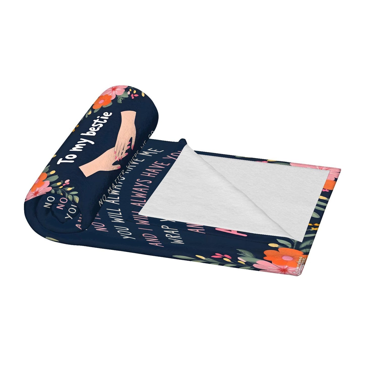 Sending You A Big Hugs So Its There When You Need It Blanket Cozy Flannel Comfort Throw Sympathy Healing Gift Encouragement Blanket for Family and Friends (White 11, 50x60in(127cm*153cm))