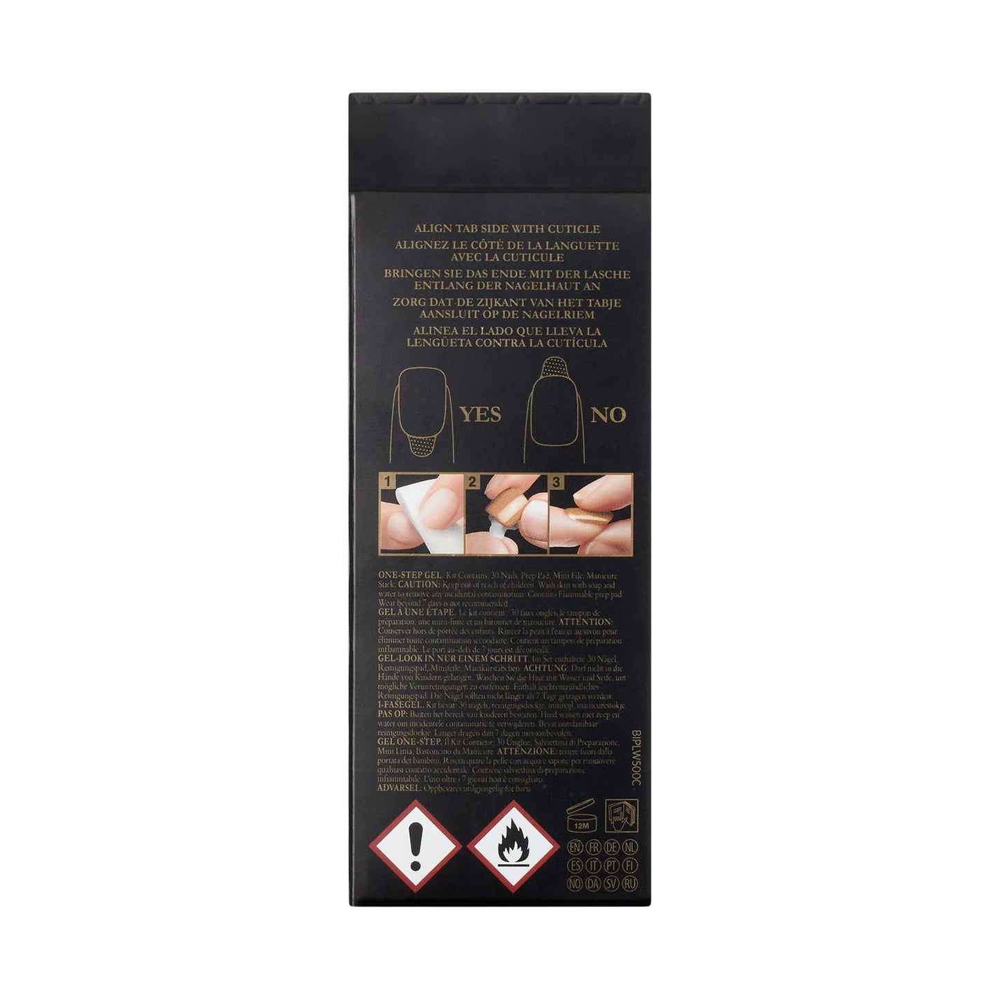 KISS imPRESS Couture Collection Press-On Manicure, Elegant, with Jewelled Accents, Includes 30 Fake Nails, Prep Pad, Mini File, and Cuticle Stick