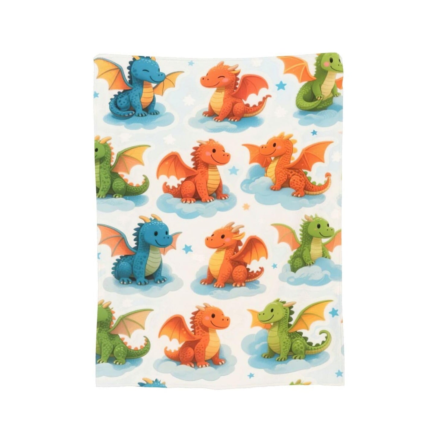Dragon Blanket Dragon Gifts for Women Girls Cute Throw Blanket for Dragons Lover Soft Flannel Cozy Fleece Fuzzy Plush Warm Bedding Stuff for Kids Adults 40 x 50 Inch
