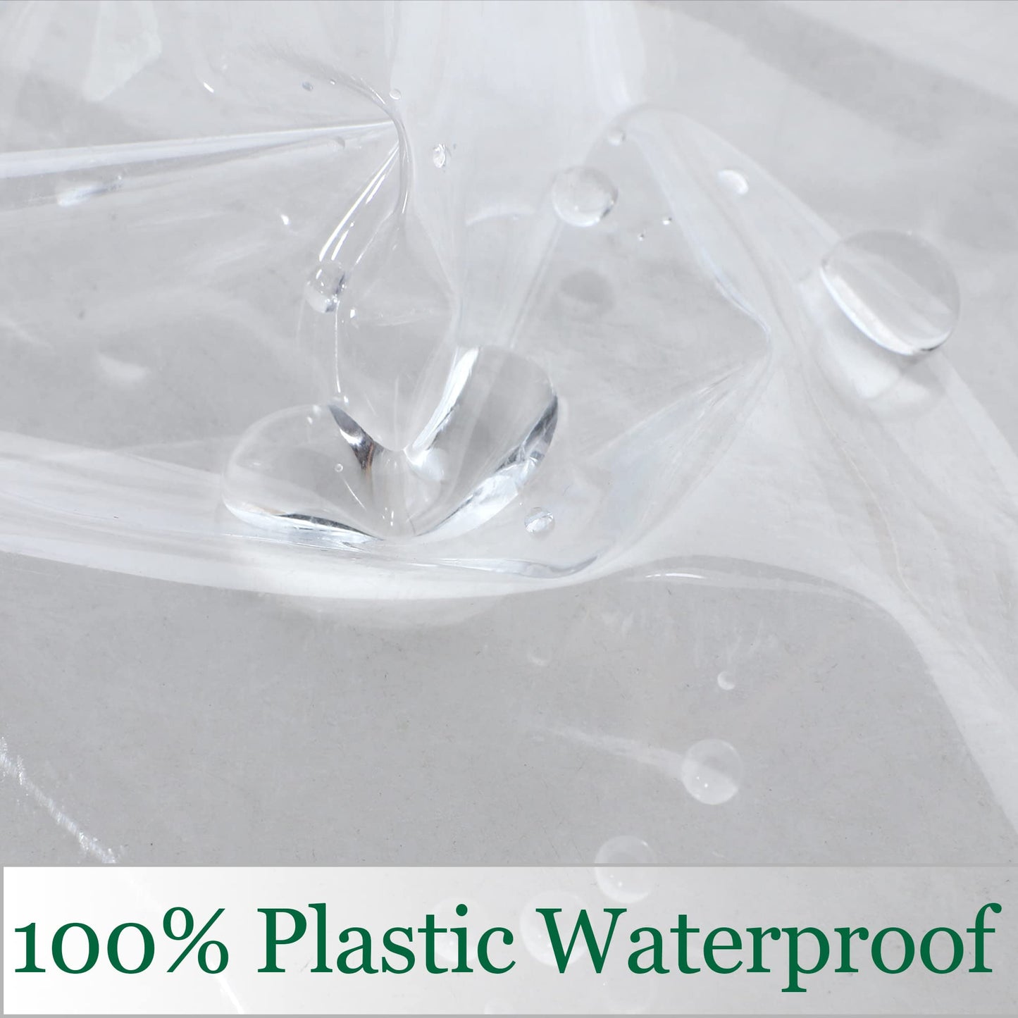 Obstal Clear Plastic Tablecloth 52 x 70 Inch, 100% Waterproof Oil-Proof Spill-Proof Vinyl PVC Table Cloth, Wipeable Rectangle Tablecloth Protector for Dining Table, Outdoor and Indoor Uses, Clear