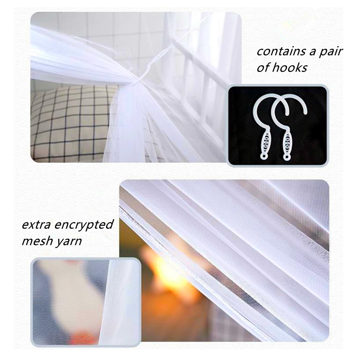 Eimilaly 8-Corner Bed Canopy Curtains for Girls, Boys, Dormitory, Loft Beds & Outdoor Camping, Fits 1.8M Single Bed - Pink