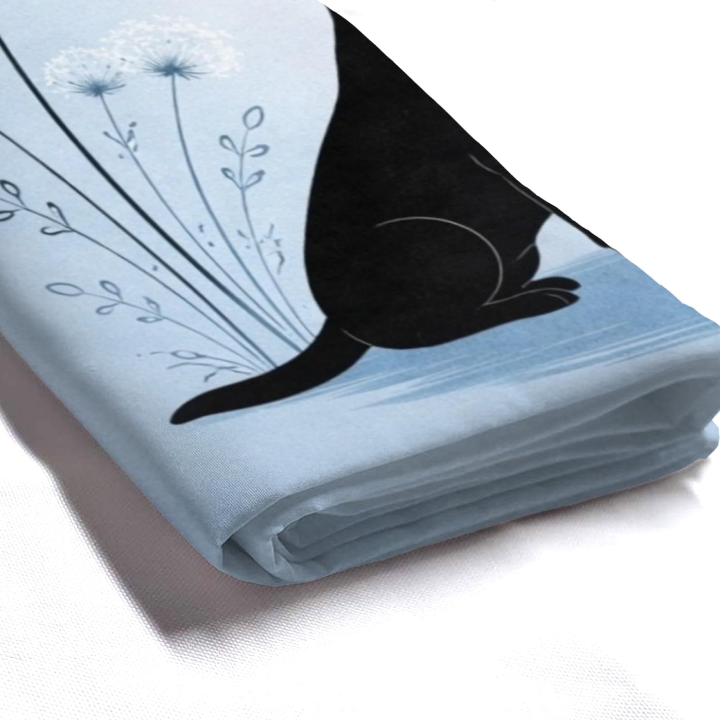 Wordatu Cat & Black Labrador Dog Bathtub Bath Curtain Cute Pet Animal Bathroom Waterproof Shower Curtain 72x72 with 12 Hooks