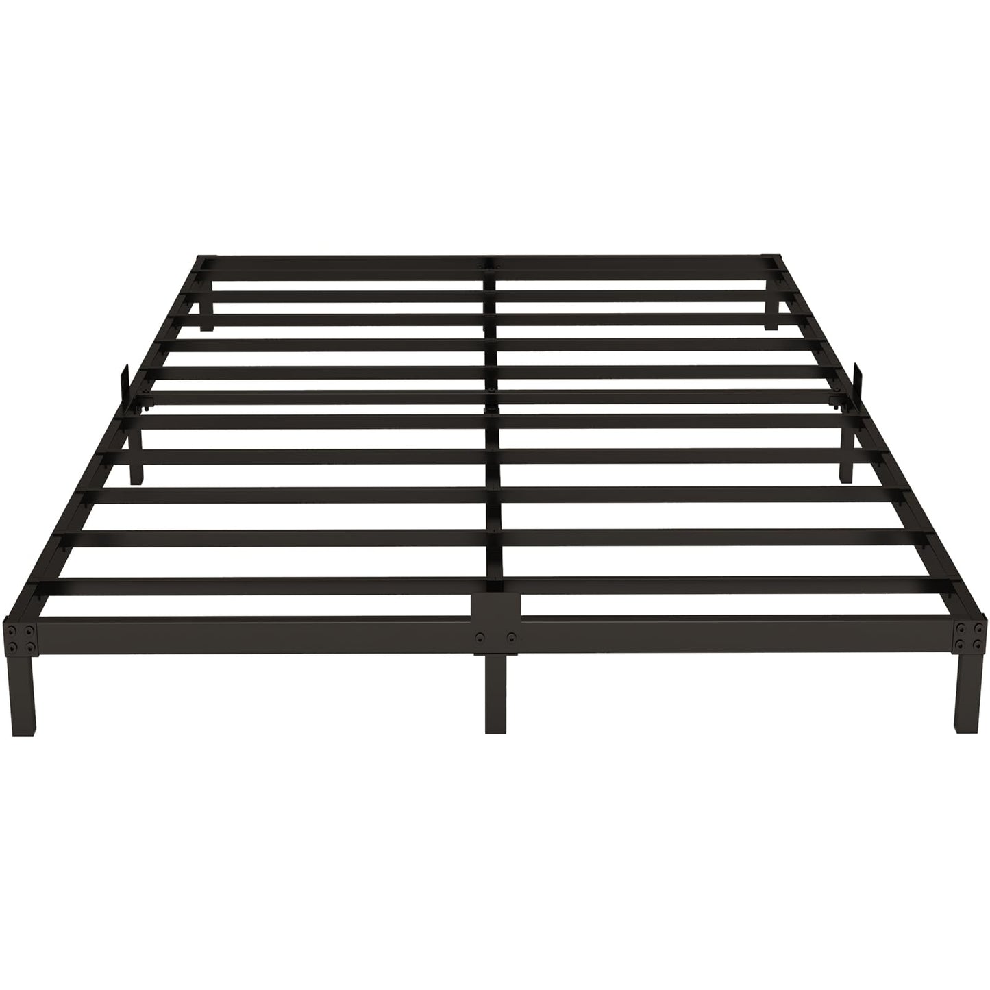 Kaelidra 6 Inch Bed Frame Queen Size Low Profile, Metal Platform Low Bed Frame, Heavy Duty Support Low Profile Bed Frame, No Box Spring Needed, Noise Free, Easy Assembly, Prevent Mattress From Sliding