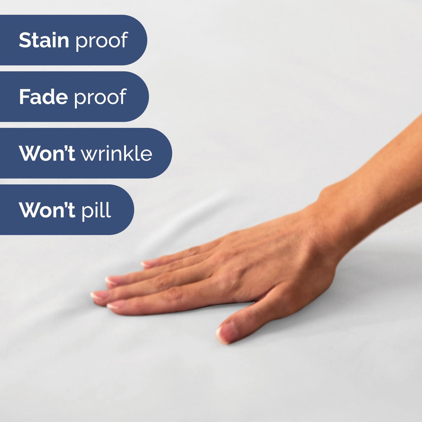 Short Queen Size 4 Piece Sheet Set - RV Short Queen, Ultra-Soft, Breathable & Cooling Bed Sheets Set with Deep Pockets - Hotel Luxury Bedding for Women & Men - Wrinkle Free & Fade Resistant - White